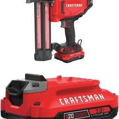 CRAFTSMAN V20 Cordless Brad Nailer Kit, 18GA (CMCN618C1)