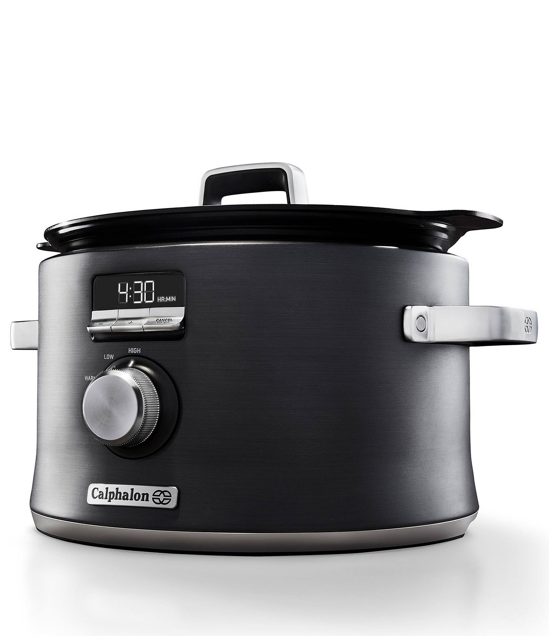 Calphalon Digital Saut Slow Cooker Dark Stainless Steel - Image 4